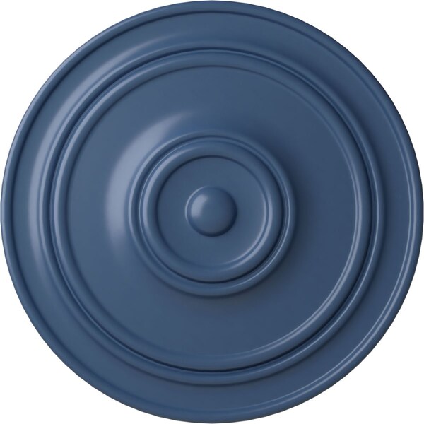 Ekena Millwork Classic Ceiling Medallion (For Canopies up to 5 1/2"), Hand-Painted Americana, 21 7/8"OD x 2 3/8"P CM22CLAMF - main